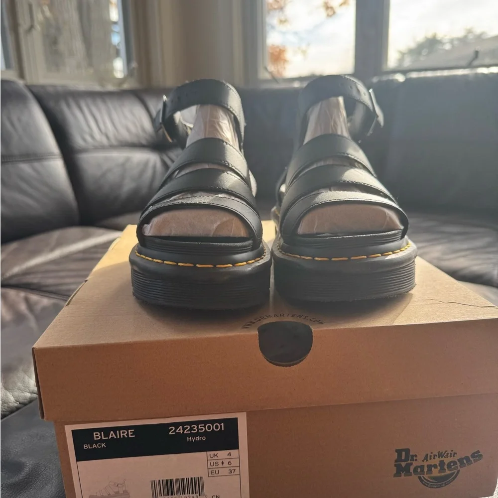Dr. Martens Black Strappy Footwear - Picture 12 of 16